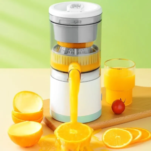 Exprimidor de naranjas eléctrico recargable