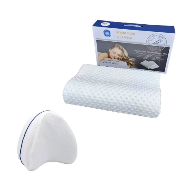 Pack 2x1 almohada Viscoelástica + cojín ortopédico